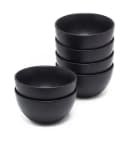 HIT Trading Dipschale BRUNCH 6er Set Schwarz matt Steingut Bild 2