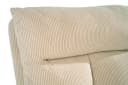 Home4You Polsterstuhl Beige Cordbezug Metallgestell 2er Set 180 Grad Drehbar Bild 4
