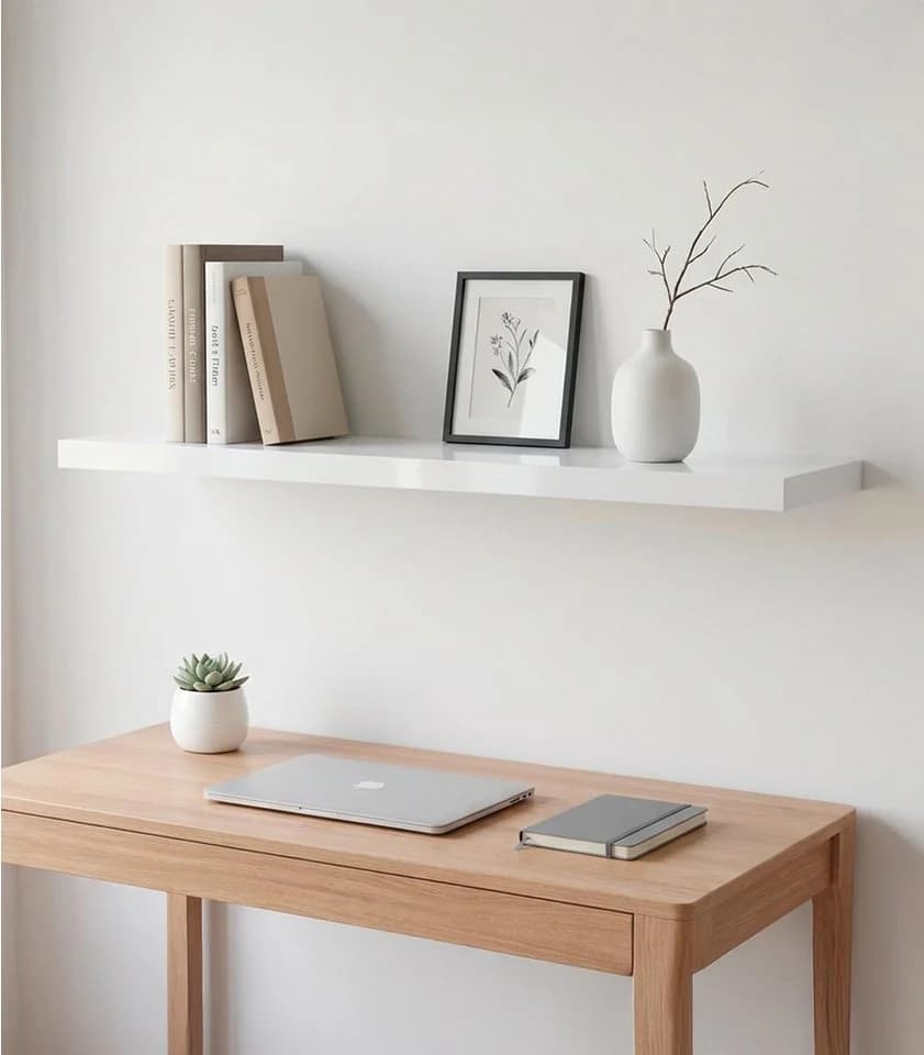 Home4You Wandboard MIKI Weiß Hochglanz