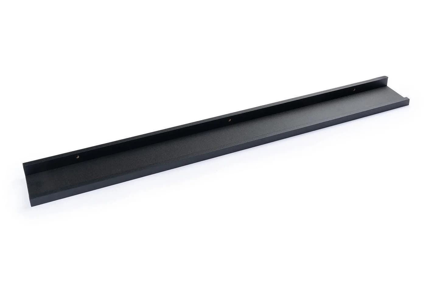 Home4You Wandregal Bilderleiste Schwarz Matt MDF PVC - Bild 2