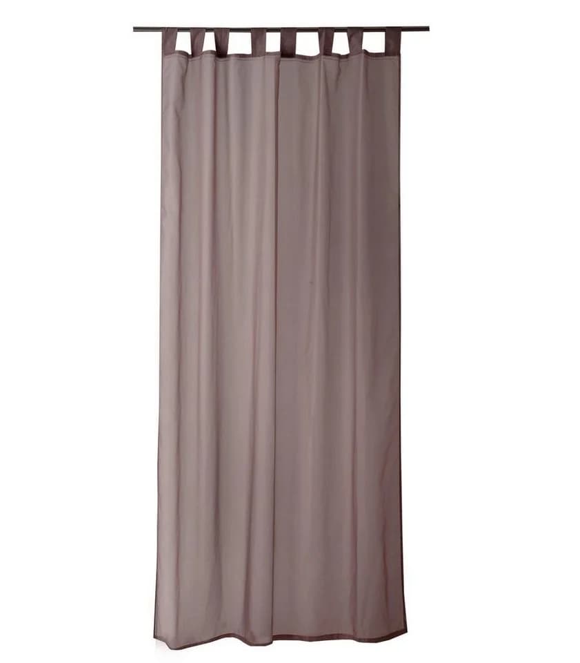 Home4You Vorhang Schlaufenschal Taupe 140x245 cm - Bild 2
