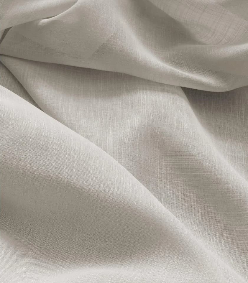 Home4You Vorhang Greige Halbtransparent Polyester
