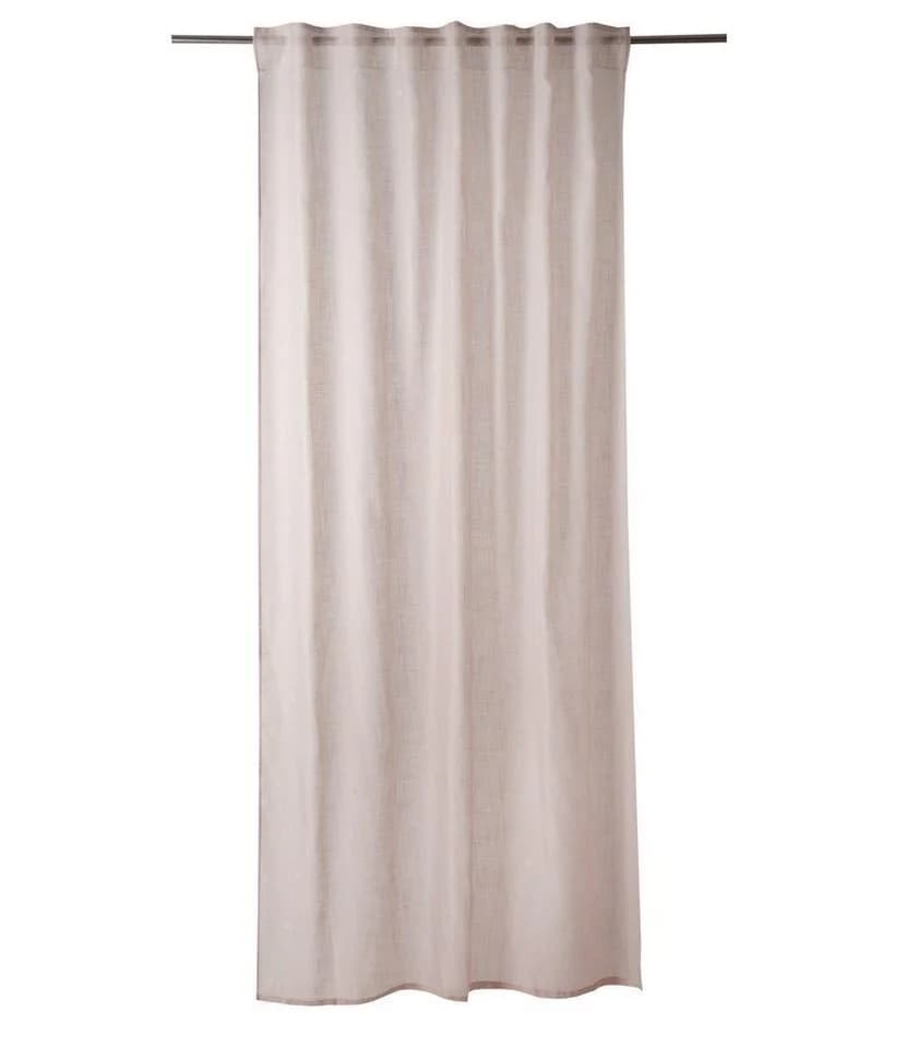 Home4You Vorhang Taupe Unifarben Polyester - Bild 2