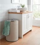 Home4You Wäschetonne Greige 54 Liter Bild 1