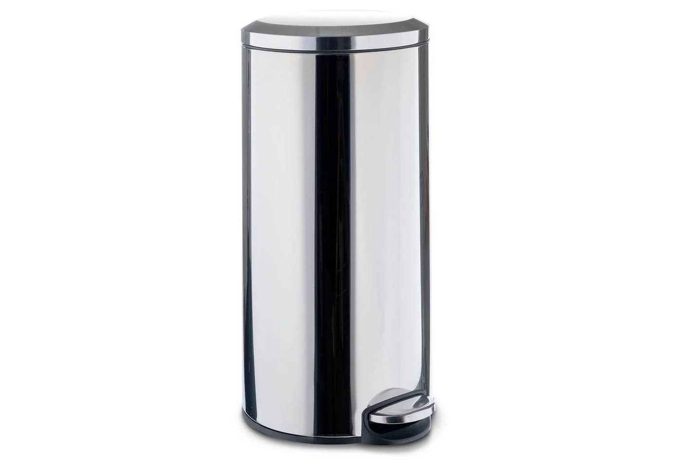 Home4You Treteimer 30L Edelstahl Silbergrau Softclose - Bild 2