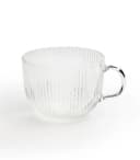 HIT Trading Teeglas-Set 6-tlg. Riffelglas Transparent Bild 3