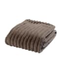 Wohndecke 150 x 200 cm Taupe Polyester Home4You Bild 2
