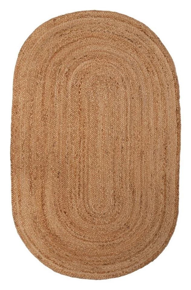 Home4You Ovaler Handwebteppich Jute Braun - Bild 2