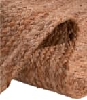 Home4You Ovaler Handwebteppich Jute Braun Bild 3