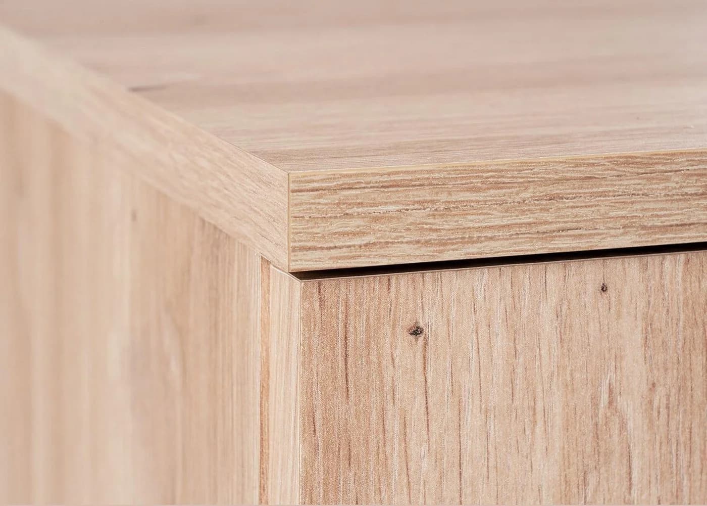Kommode SOLO Artisan Eiche Dekor 2 Türen 2 Schubladen - Bild 4