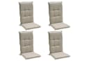 GO-DE Hochstuhlauflage CAMPO 4er-Set Creme Polyester Bild 2