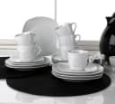 Home4You Kaffeeservice 36-tlg. Weiß Porzellan Bild 1