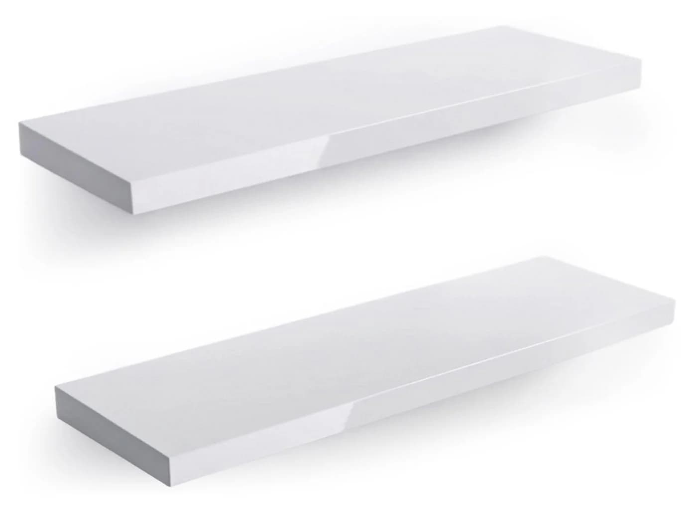 Home4You Wandboard MIKI 60cm Weiß Hochglanz 2er Set - Bild 2