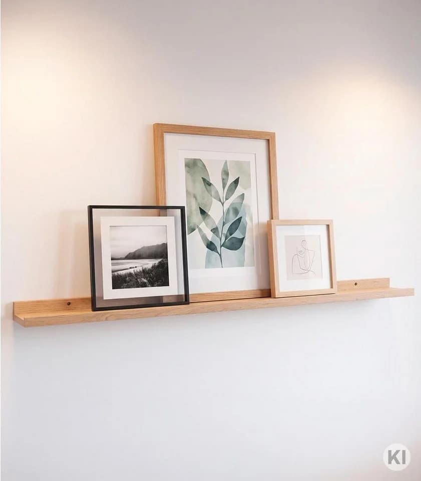 Home4You Wandboard 60cm Wildeichedekor 2er Set