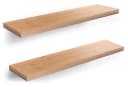 Home4You Wandboard 2er Set Wildeichedekor MDF Bild 2