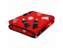 Coca Cola Wohndecke Fleece Retro Design Rot Bild 1