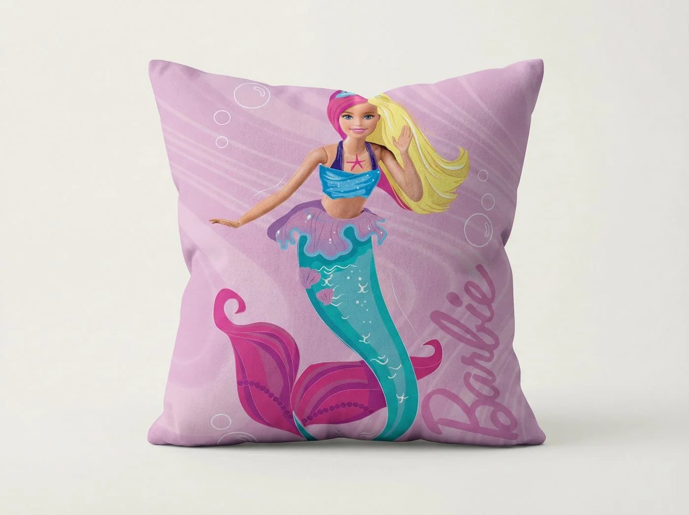 Barbie Kinderbettwäsche 2tlg Meerjungfrau Design 100% Baumwolle - Bild 5