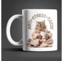 WS-Trend Anti-Stress Keramiktasse Katze Motiv Bunt 325 ml Bild 2