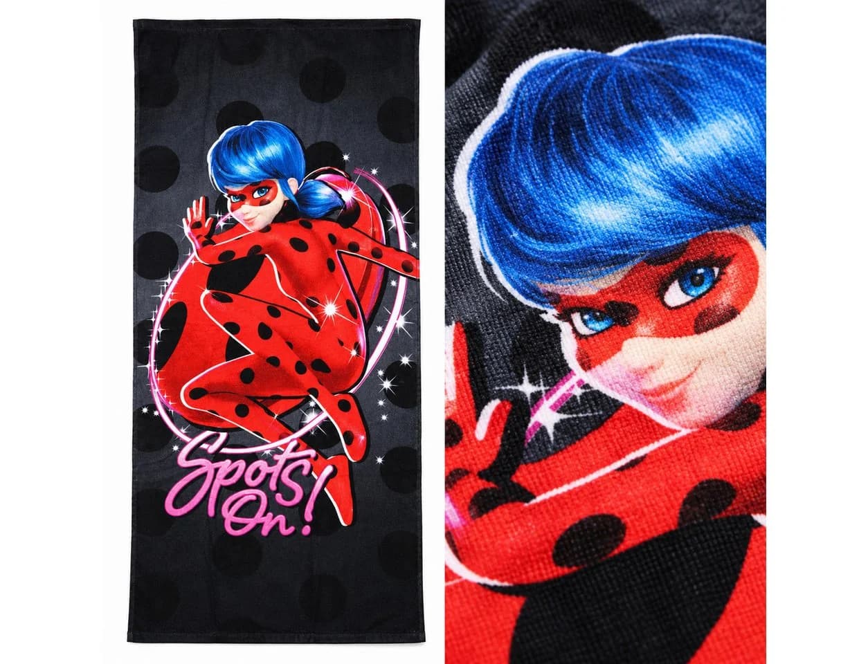 Miraculous Ladybug Strandtuch Kinder Badetuch Bunt 100% Baumwolle - Bild 3