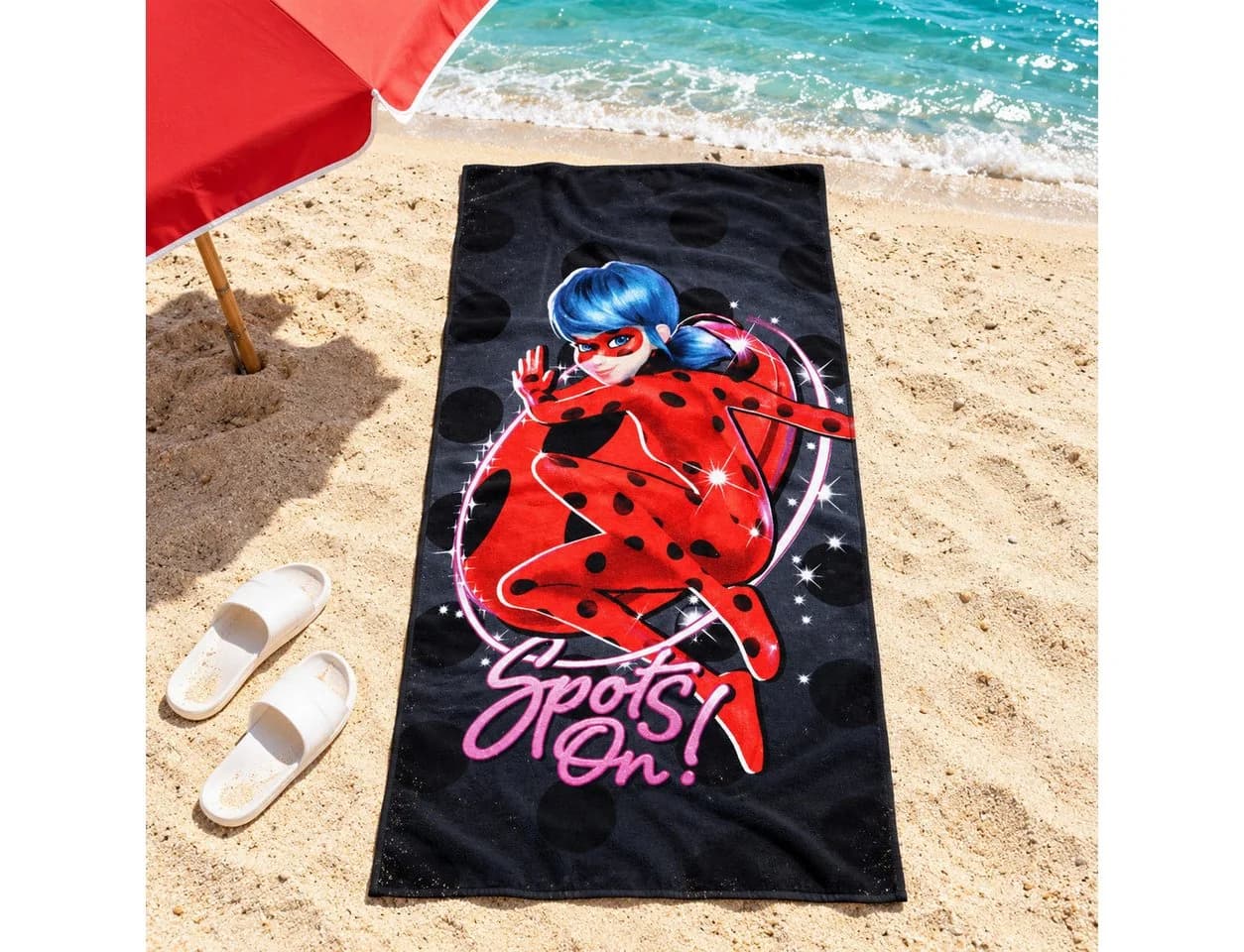 Miraculous Ladybug Strandtuch Kinder Badetuch Bunt 100% Baumwolle - Bild 5