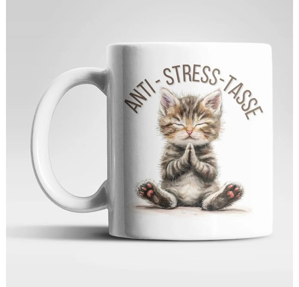 WS-Trend Anti-Stress Tasse Baby Katze Keramik 325 ml - Bild 2