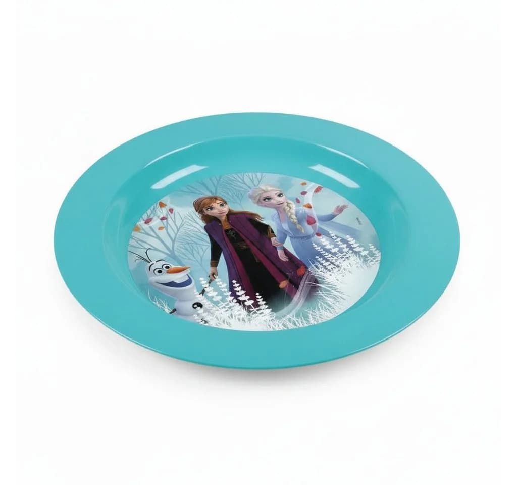Disney Kindergeschirr-Set Frozen 3-teilig Bunt Kunststoff - Bild 3