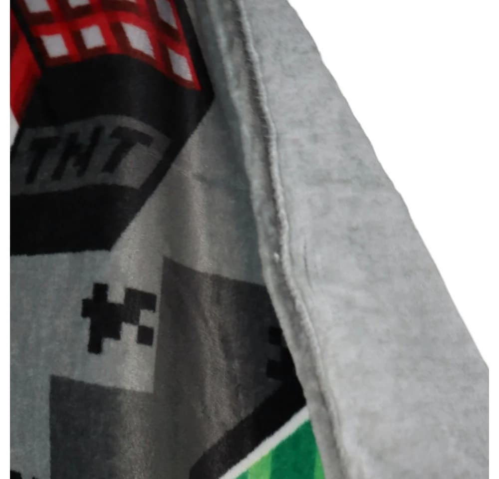 Minecraft Creeper Kuscheldecke 130x160 cm