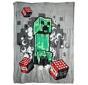 Minecraft Creeper Kuscheldecke 130x160 cm Bild 2