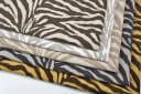Stofferia Polsterstoff Chenille Zebra Maki Beige Safari Design Bild 5