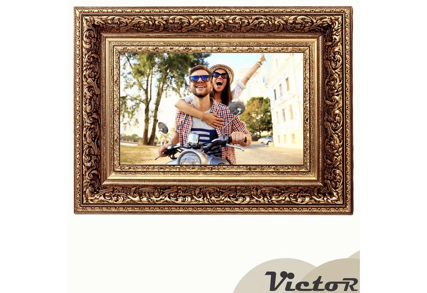 Victor Bilderrahmen Leonardo Gold Braun Antik 10x15 cm - Bild 4