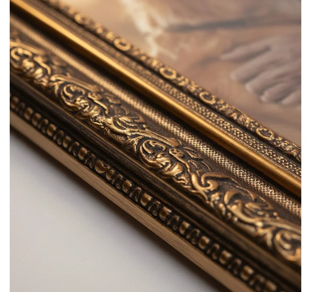 Victor Bilderrahmen Leonardo Gold Braun Antik 10x15 cm - Bild 5