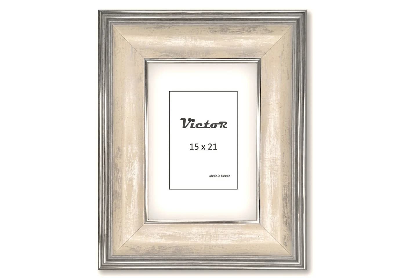 Victor Bilderrahmen Picasso Silber 15x21 cm Barock Shabby Landhausstil