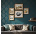 Victor (Zenith) Bilderrahmen Vermeer Gold Barock Antik Bild 1