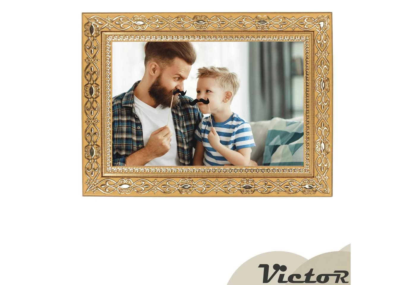 Victor (Zenith) Bilderrahmen Vermeer Gold Barock Antik - Bild 4