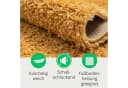 Wohnando Teppich MY-RUG Hochflorteppich Shaggy Star Goldgelb Bild 4