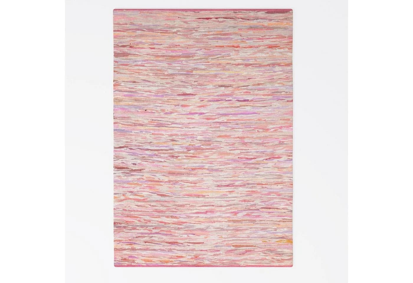 Wohnando Teppich MY-RUG Rajesh Chindi Rosa Handgewebt Wendbar - Bild 2