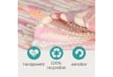 Wohnando Teppich MY-RUG Rajesh Chindi Rosa Handgewebt Wendbar Bild 5