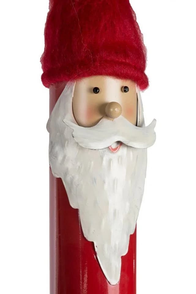 Wohnando Weihnachtsmann Gartenstecker 2er Set Metall Robust Für Draußen - Bild 3