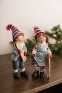 Wohnando Winterkinder mit Ski 2er-Set: Bezaubernde Weihnachtsdekoration Bild 5