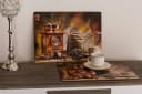 Wohnando Platzset 2er Set Kork Kaffeemotiv Tischsets Bild 1