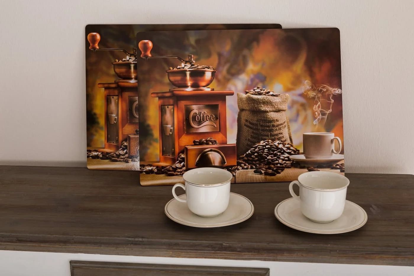 Wohnando Platzset 2er Set Kork Kaffeemotiv Tischsets - Bild 4