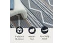 Wohnando Outdoor-Teppich Johnny Schwarz Modernes Hoch-Tief-Design Bild 4