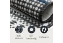 Wohnando Outdoor-Teppich Johnny Schwarz Modernes Hoch-Tief-Design Bild 5