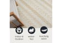 Wohnando Outdoor-Teppich Carrie Beige Boho-Stil Kunstfaser Bild 4