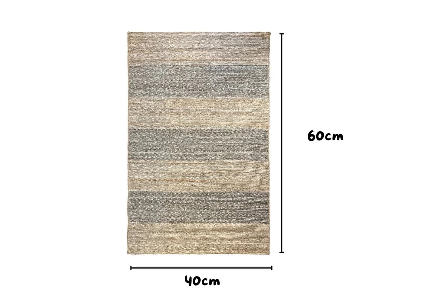 Wohnando Teppich MY-RUG Earth Weave Jute Beige Rechteckig - Bild 3