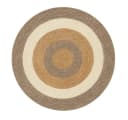 Wohnando Teppich Jute Balance Rund 100cm Handgewebt Boho Bild 2