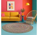 Wohnando Teppich MY-RUG Boho Circles Bunt Handgewebt Bild 1