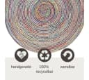 Wohnando Teppich MY-RUG Boho Circles Bunt Handgewebt Bild 3