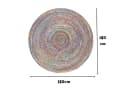 Wohnando Teppich MY-RUG Boho Circles Bunt Handgewebt Bild 4