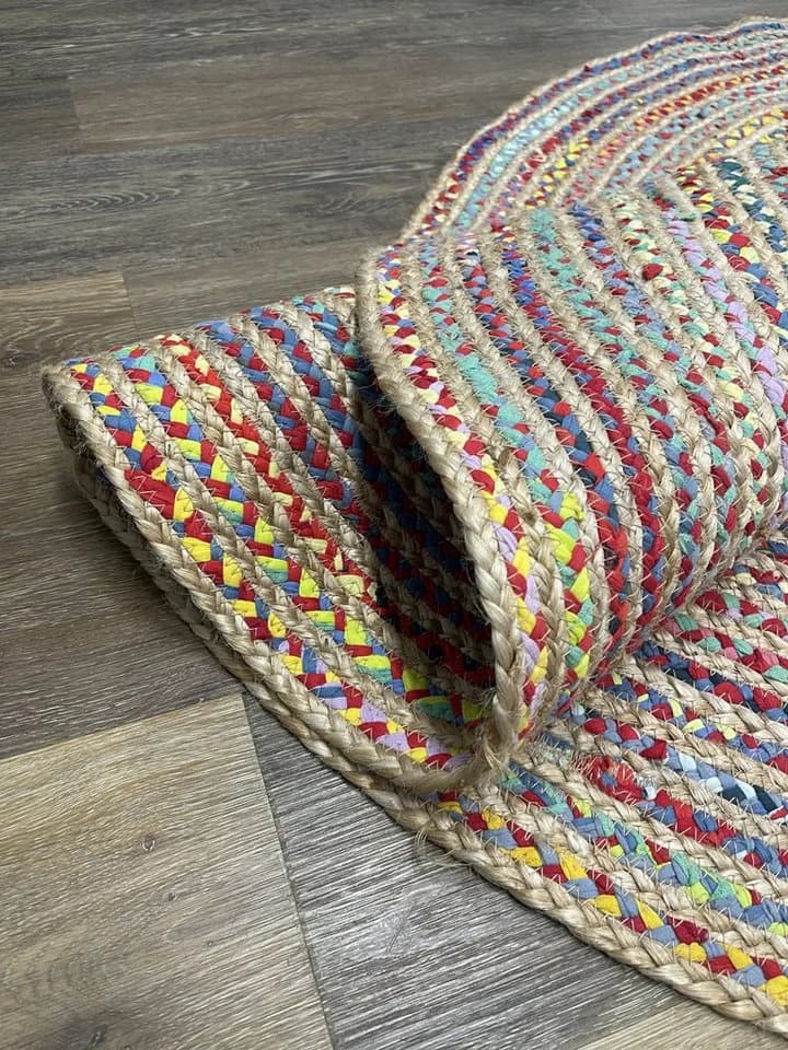 Wohnando Teppich MY-RUG Boho Circles Bunt Handgewebt - Bild 5